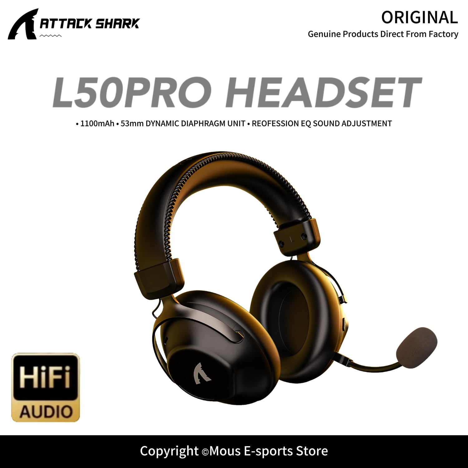 ATTACK SHARK L50PRO Tri-Mode W – Esports Gaming Gear Bewertung und Preis